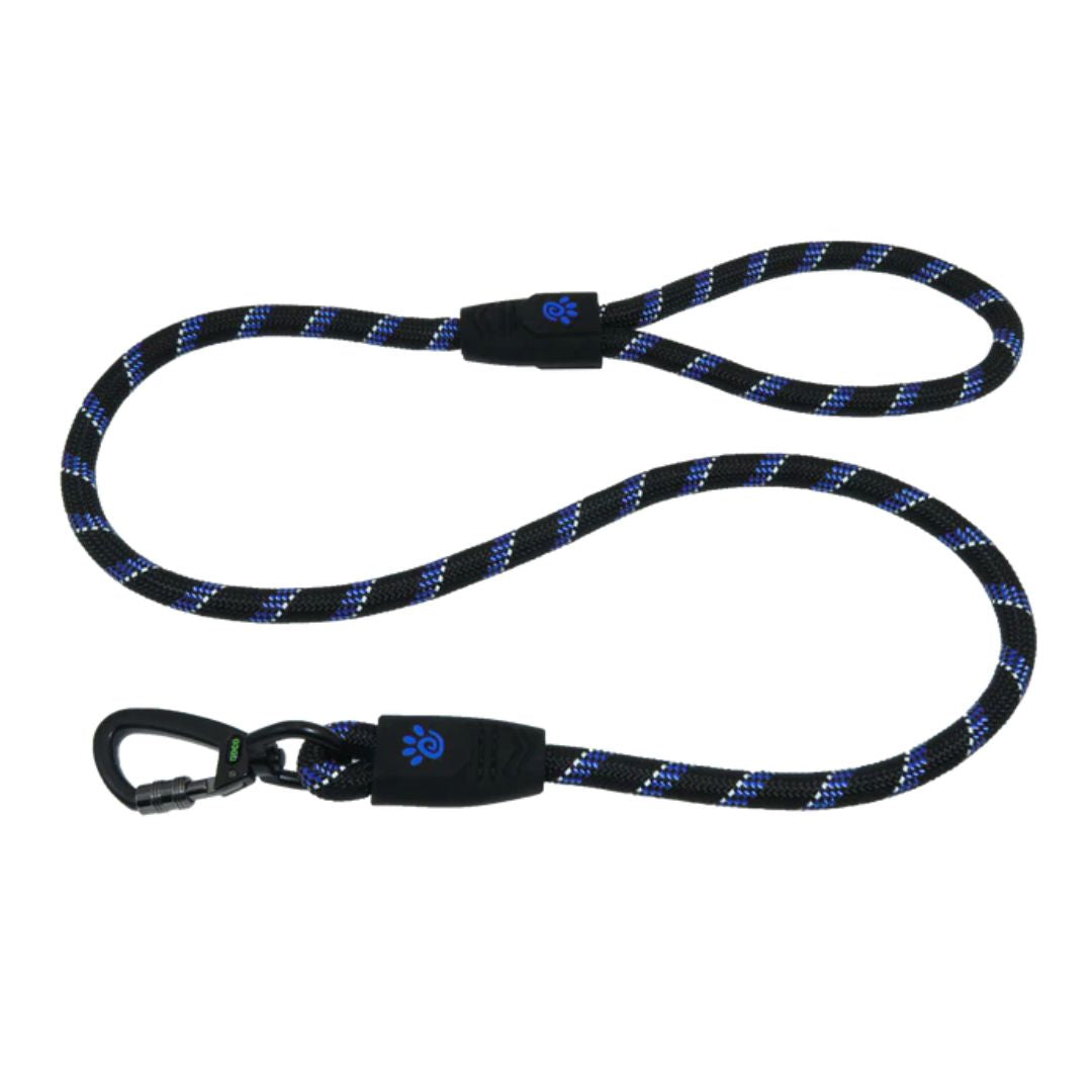 Doco 5Ft Reflective Rope Leash With Click & Lock Snap - DCROPE5060