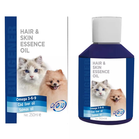 Bungener Hair & Skin Essence Fish Oil For Cats & Dogs - 250ml