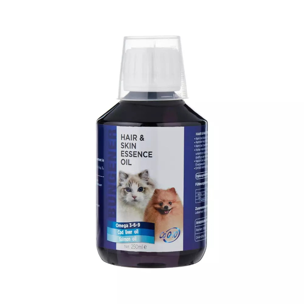 Bungener Hair & Skin Essence Fish Oil For Cats & Dogs - 250ml