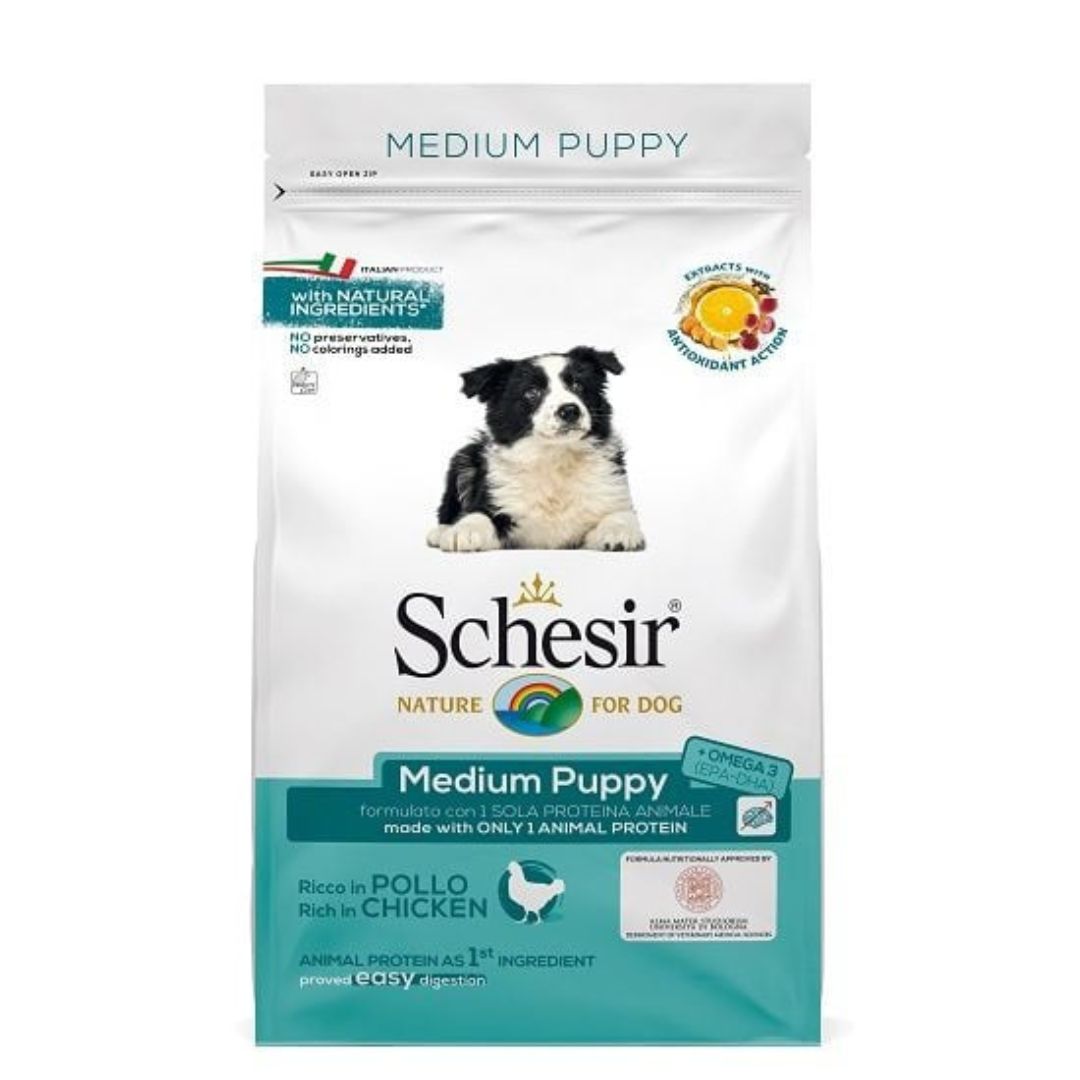 Schesir Medium Puppy With Chicken Weight - 3kg