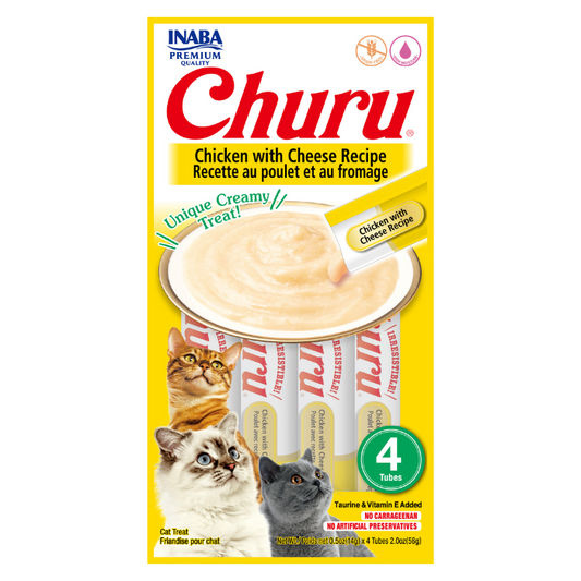 Inaba Churu Creamy Tuna & Cheese Cat Treats