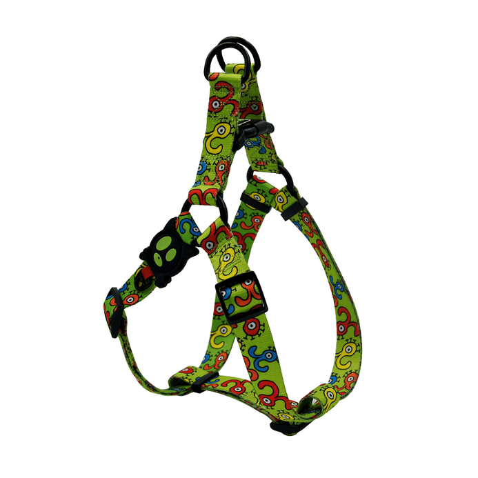 Doco® Loco Step-In Harness (Dcl202)Pattern/Texture: Green Monster, Sizes: S