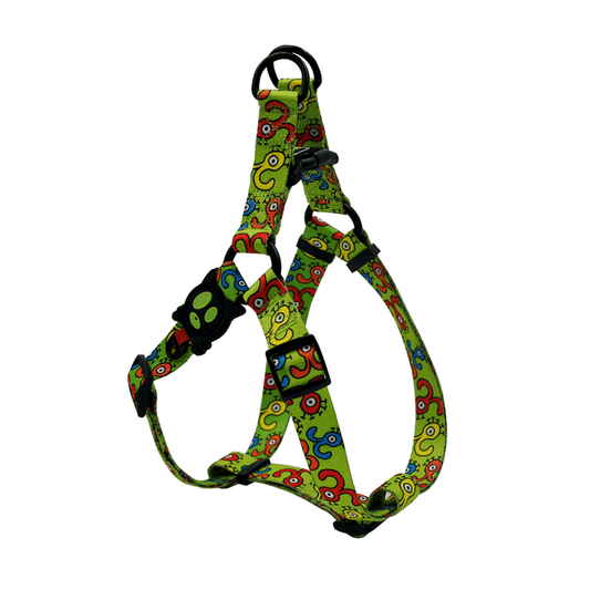 Doco® Loco Step-In Harness (Dcl202)Pattern/Texture: Green Monster, Sizes: S
