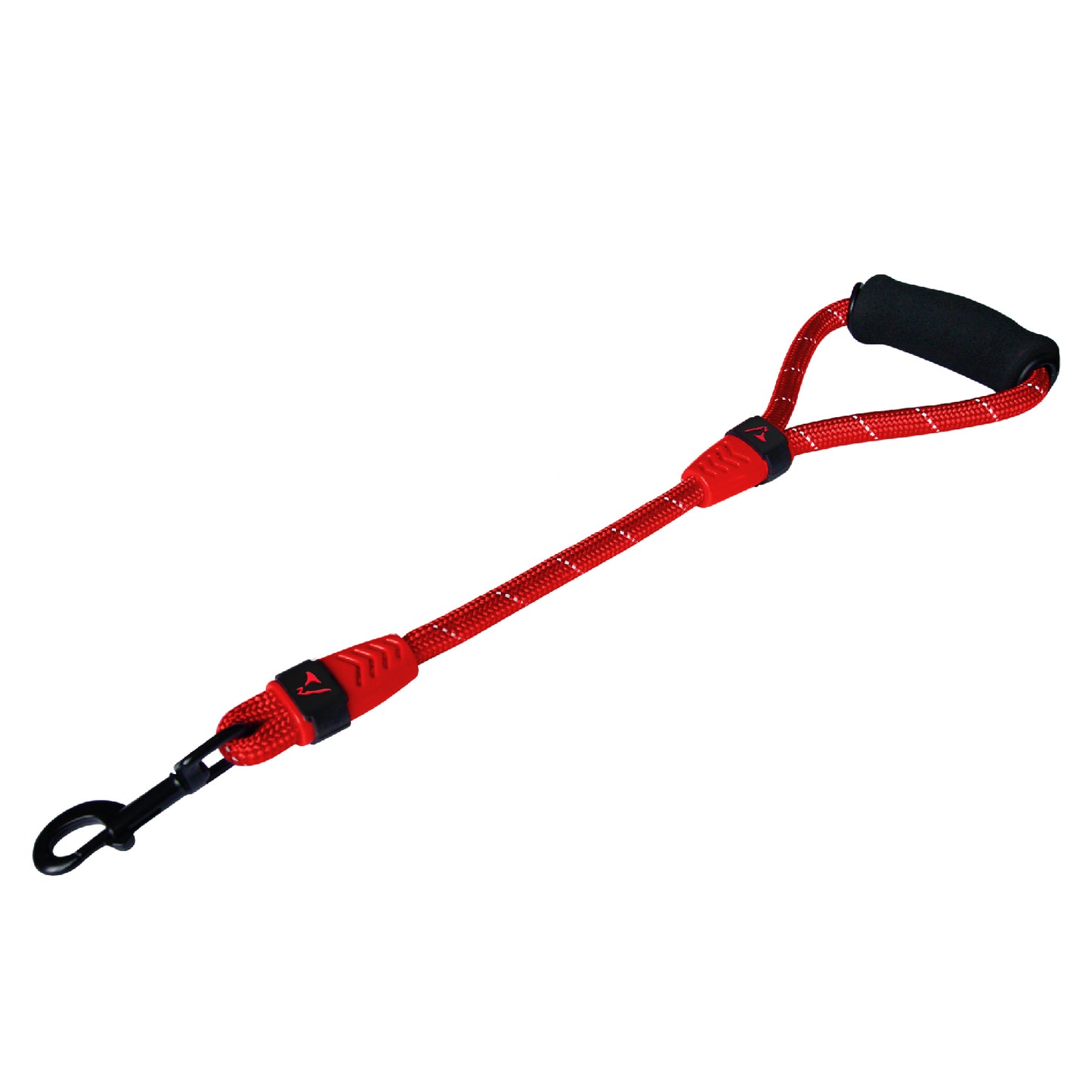 Doco 20" Rope Dog Leash with Ergocurve Foam Handle – Red, Large