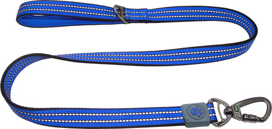 Doco Vario Leash With Reflective Thread 4Ft - Smallcolor: Blue, Sizes: S