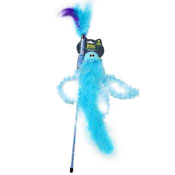 Duvo+ Xmas Playing Rod With 2 Toys Blue - 46,5X19Cm