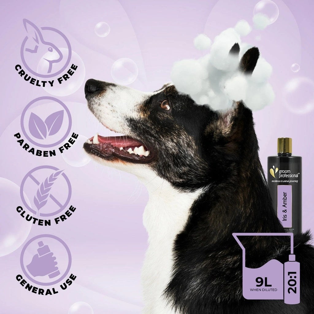 Groom Professional Iris & Amber Dog Shampoo - 450ML