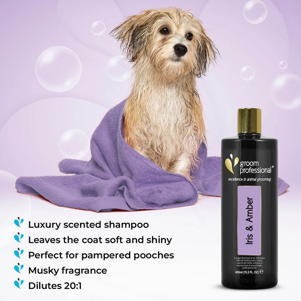 Groom Professional Iris & Amber Dog Shampoo - 450ML