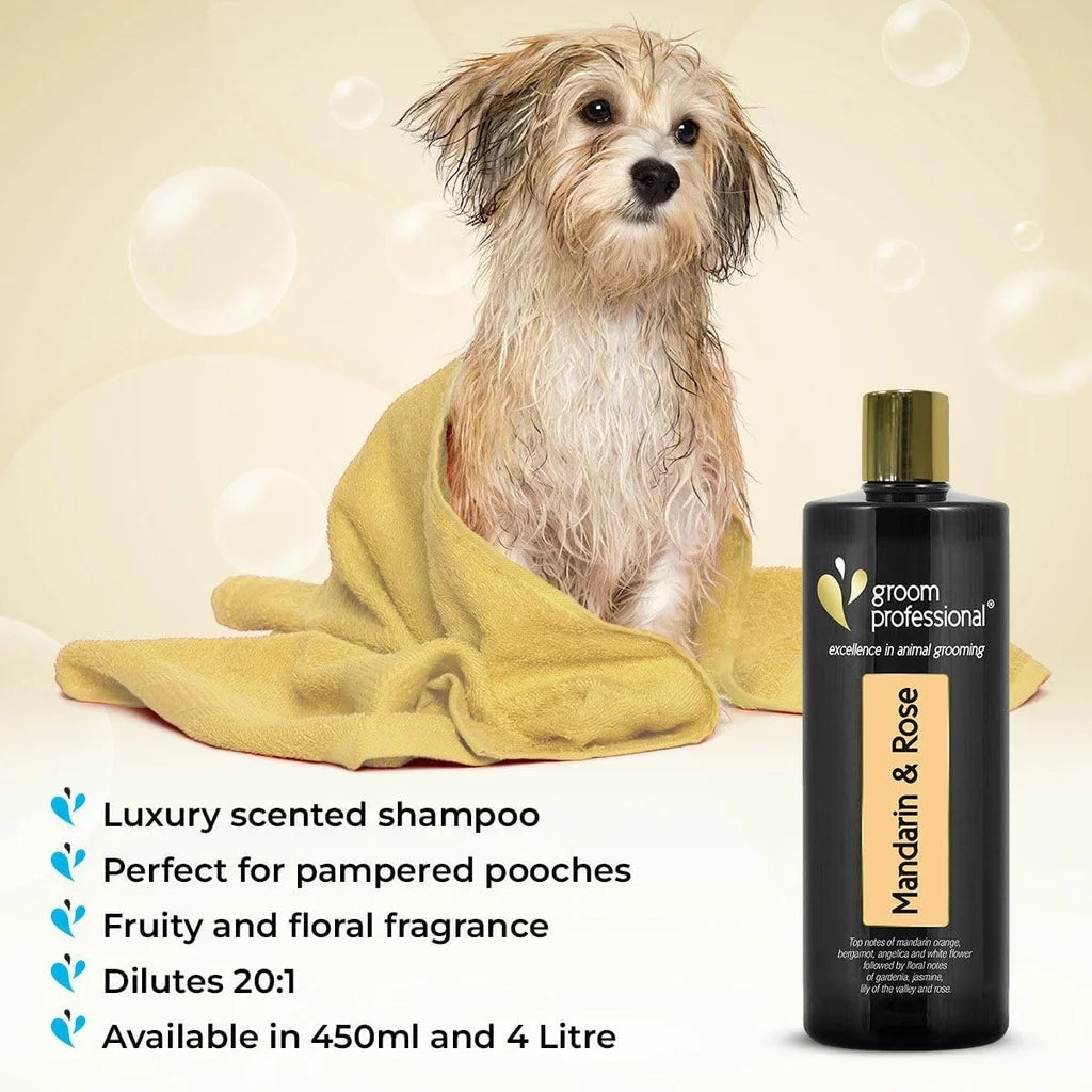 Groom Professional Mandarin & Rose Dog Shampoo - 450ML