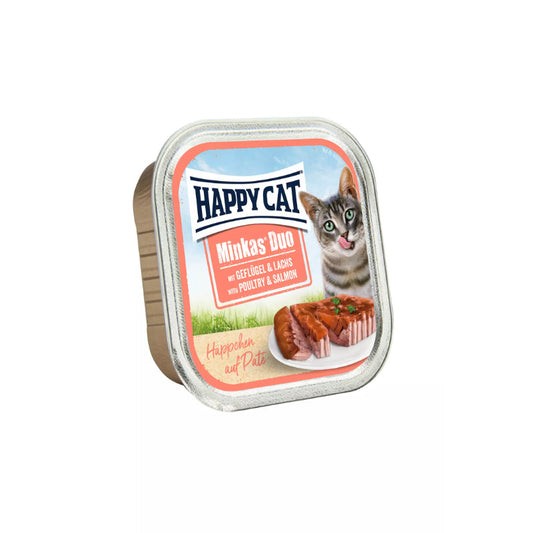Happy Cat Minkas Duo Poultry & Salmon 0.1Kg