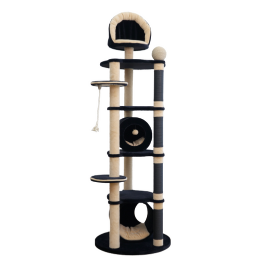 Catry Cat Tower With House D69x216h cm