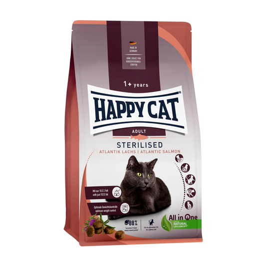 Happy Cat Adult Sterilised Atlantik-Lachs (Atlantic Salmon)    1.3 KG