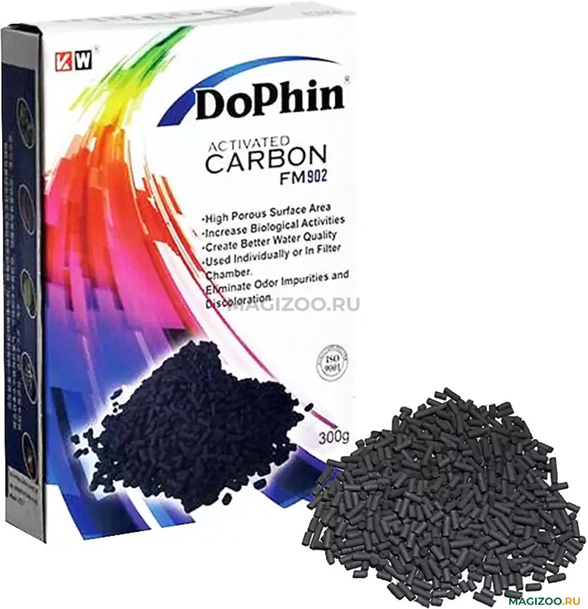 KW Zone Dophin Activated Carbon for Aquarium – 300g