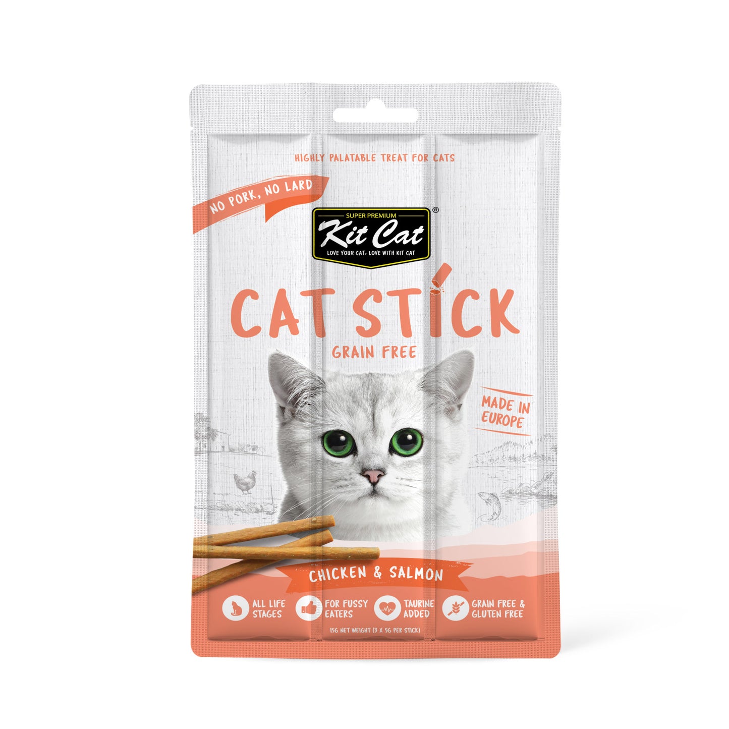 Kit Cat Grain-Free Cat Sticks ‚High Protein Treat