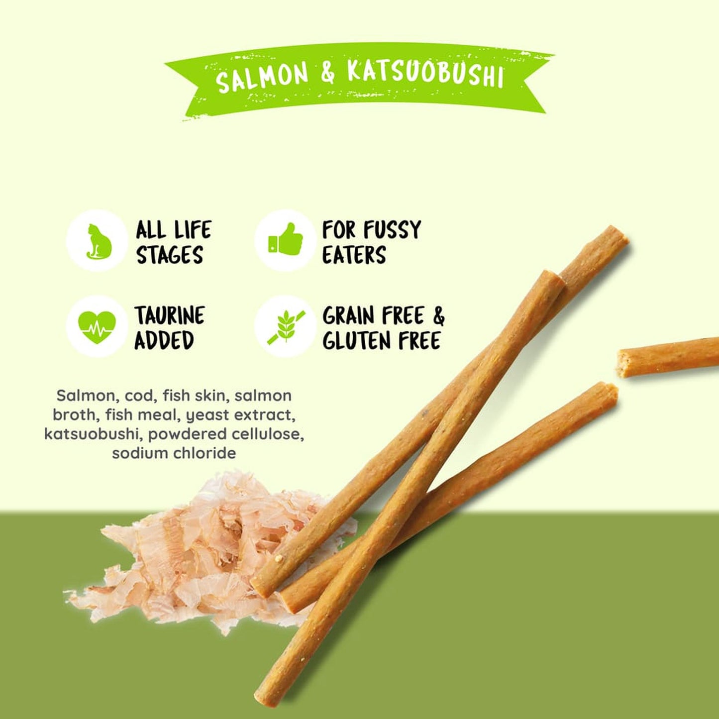 Kit Cat Grain-Free Cat Stick ‚Salmon & Katsuobushi 15g