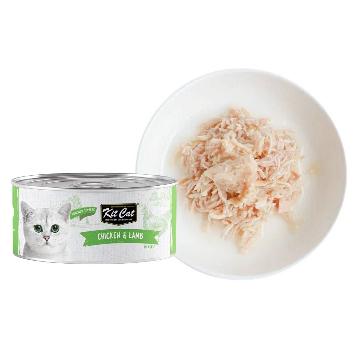 Kit Cat Tin ‚Chicken & Lamb Wet Food for Cats 80g