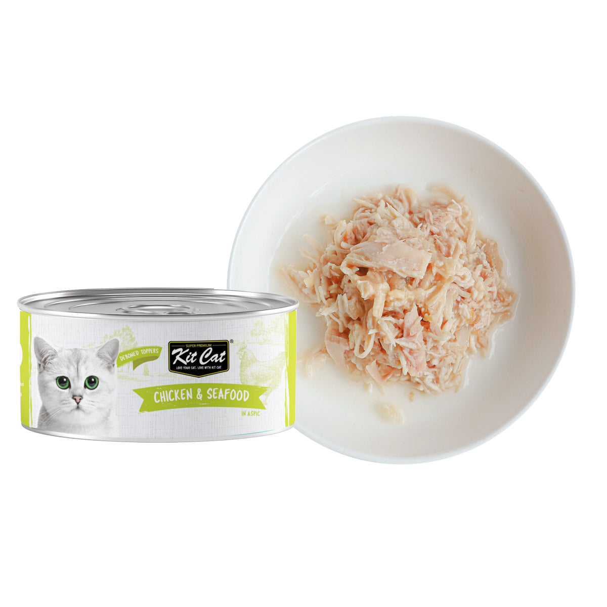 Kit Cat Tin Topper ‚Chicken & Seafood in Broth 80g