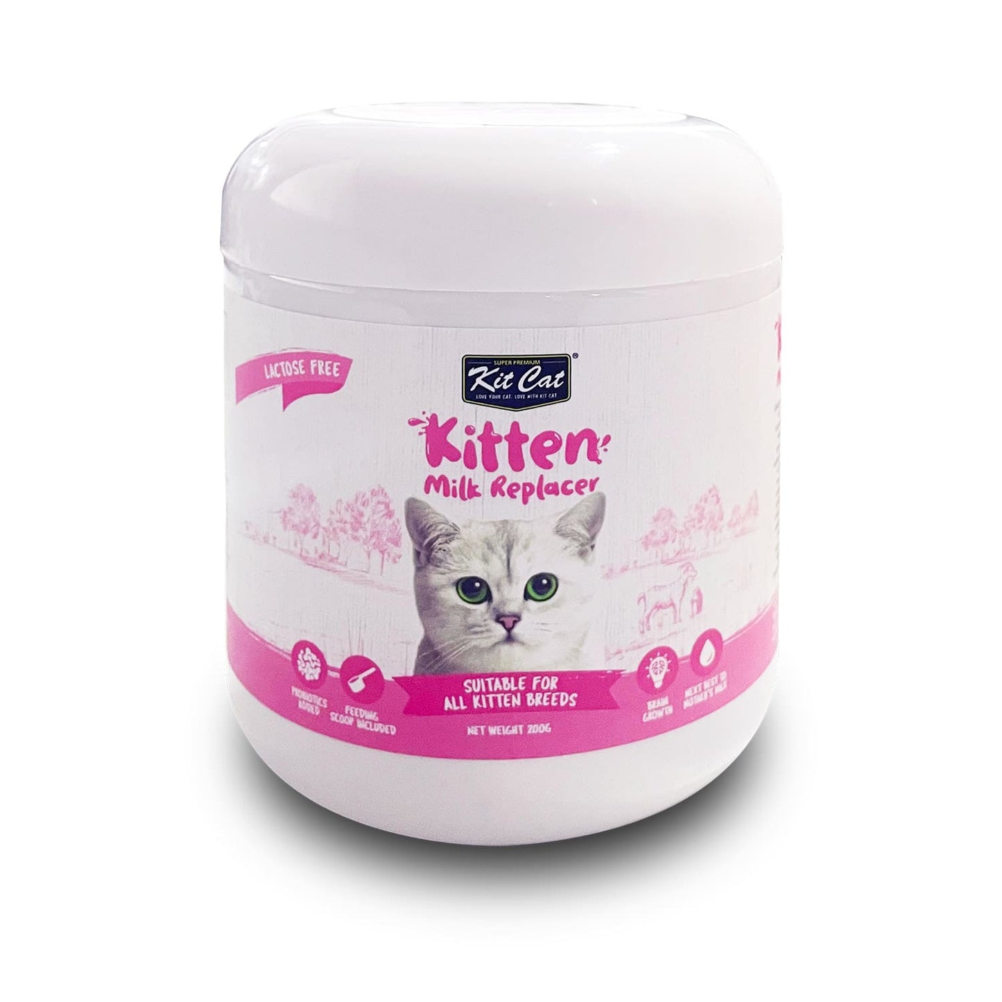 Kit Cat Kitten Milk Replacer Powder ‚200g Supplement