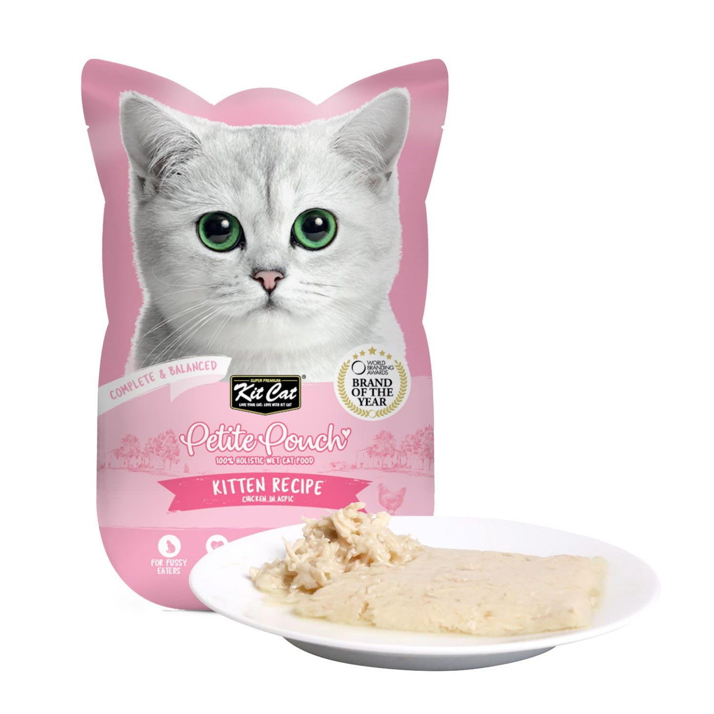Kit Cat Petite Pouch Wet Food ‚Kitten Chicken 70g x24