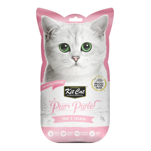 Kit Cat Puree ‚Tuna & Salmon Cat Treat 60g