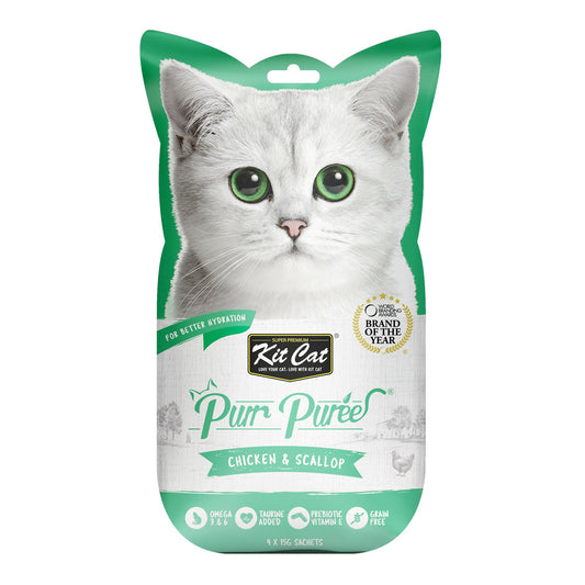 Kit Cat Puree ‚Chicken & Scallop Creamy Treat