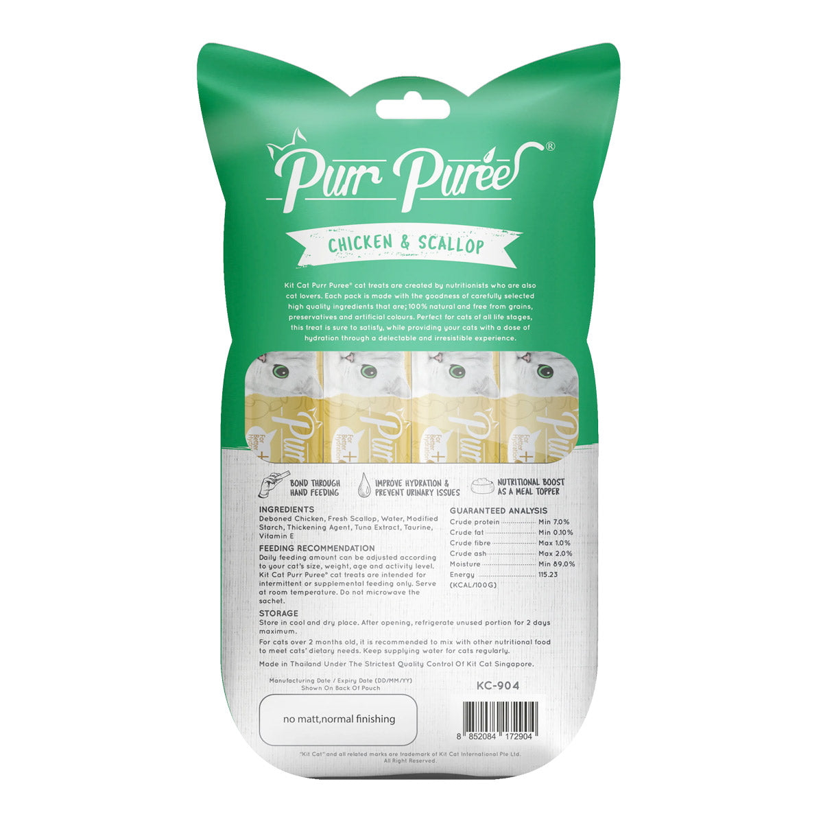 Kit Cat Puree ‚Chicken & Scallop Creamy Treat