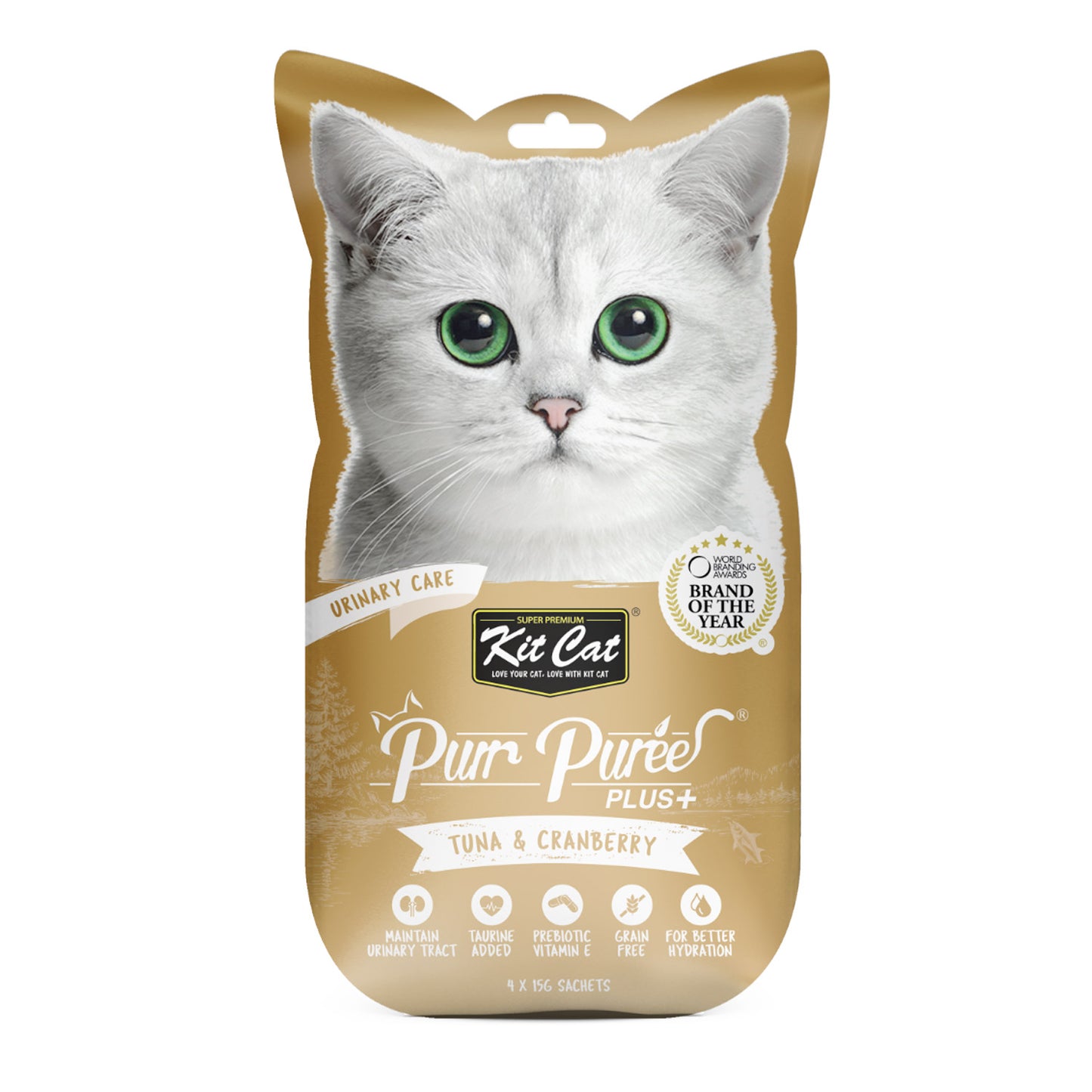 Kit Cat PureePlus Urinary Care ‚Tuna 60g Cat Treat