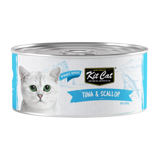Kit Cat Tin ‚Tuna & Scallop Wet Food for Cats 80g