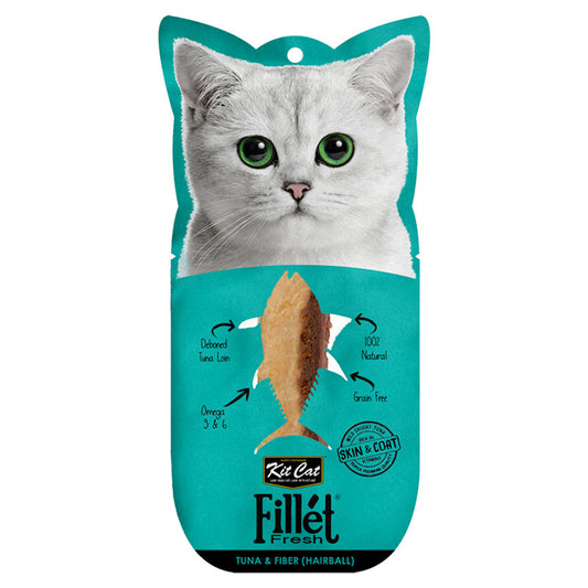 Kit Cat Fillet Tuna & Fiber Wet Food ‚Hairball Formula