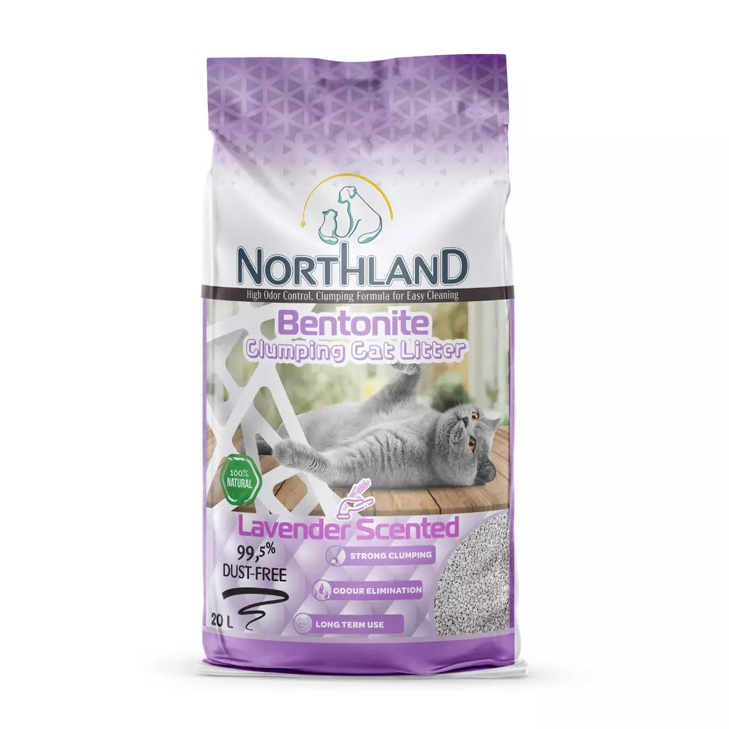 Northland Bentonite Clumping Cat Litter - Lavender