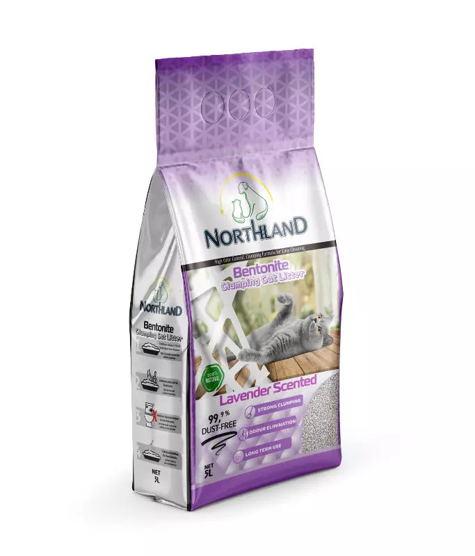 Northland Bentonite Clumping Cat Litter - Lavender