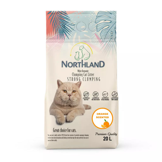 Northland Bentonite Clumping Cat Litter Orange - 20L
