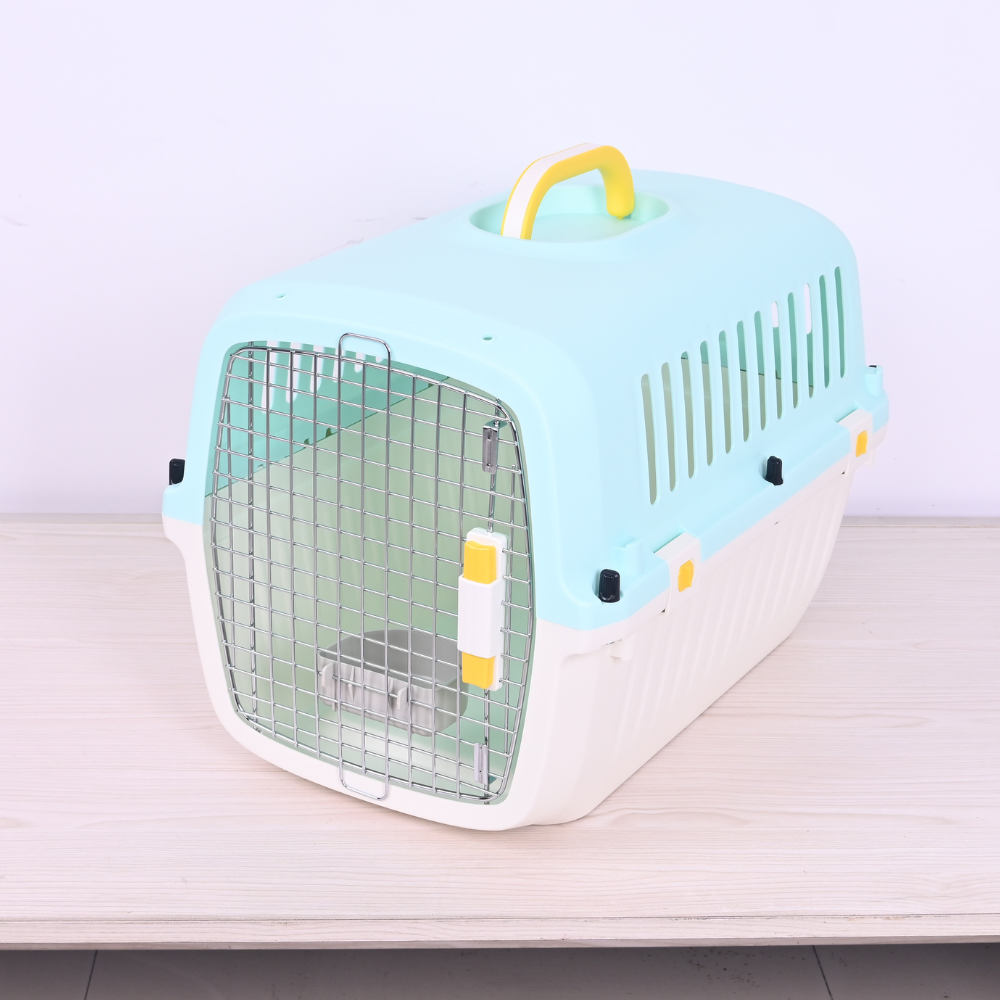 Pet Mode Plastic Pet Carrier 50X35X34Cm (Assorted Colors) Hc040-L50
