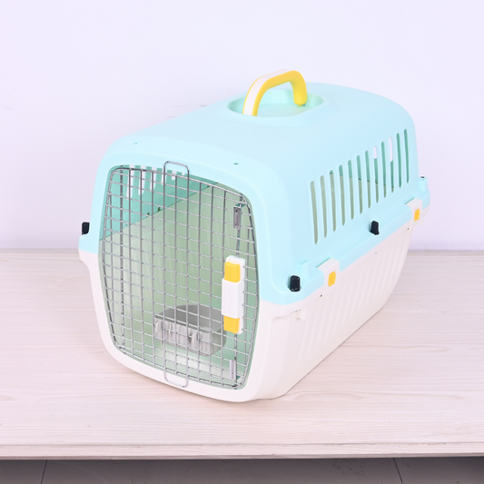 Pet Mode Plastic Pet Carrier 50X35X34Cm (Assorted Colors) Hc040-L50