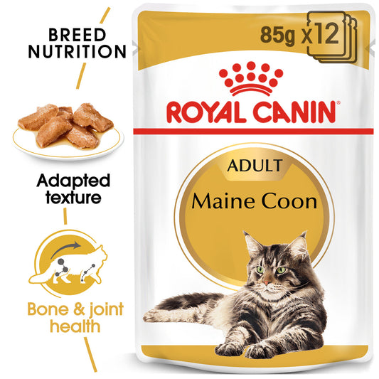 Feline Breed Nutrition Maine Coon (Wet Food - Pouches)