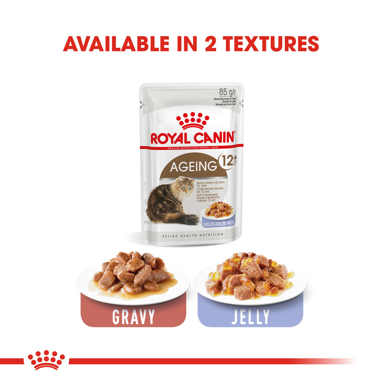 Feline Health Nutrition Ageing +12 Jelly (Wet Food - Pouches)