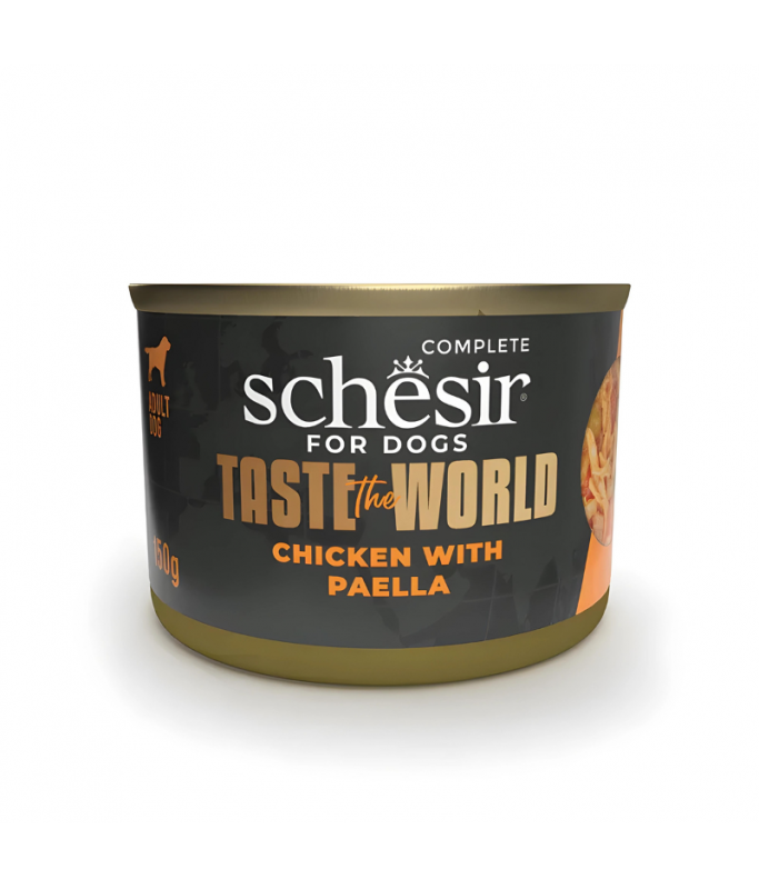 Schesir Taste The World Dog Wholefood - Chicken With Paella150g