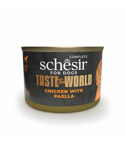 Schesir Taste The World Dog Wholefood - Chicken With Paella150g
