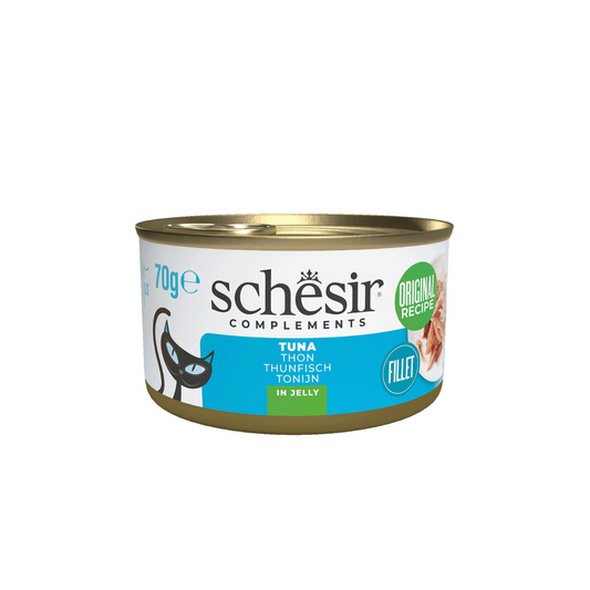 Schesir Complements Cat Wet Food in Jelly Can- Tuna 70g