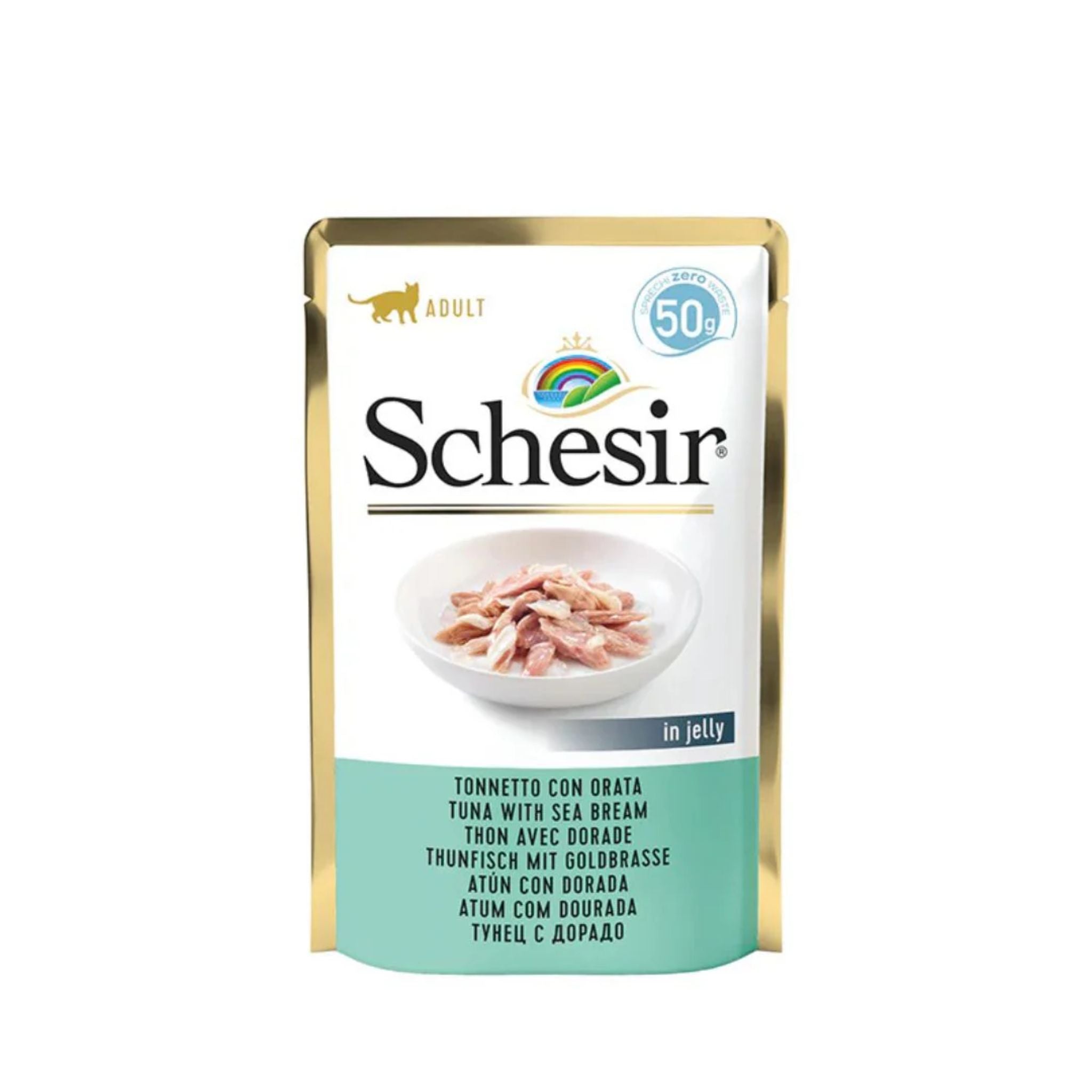 Schesir Cat Wet food Tuna with Seabream 50G