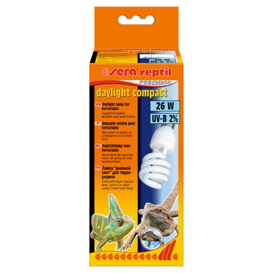 Sera Reptile Daylight Compact Bulb – 26W UVB Heat Lamp