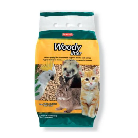 Padovan Woody Litter – 10L Dust-Free Biodegradable Pellets