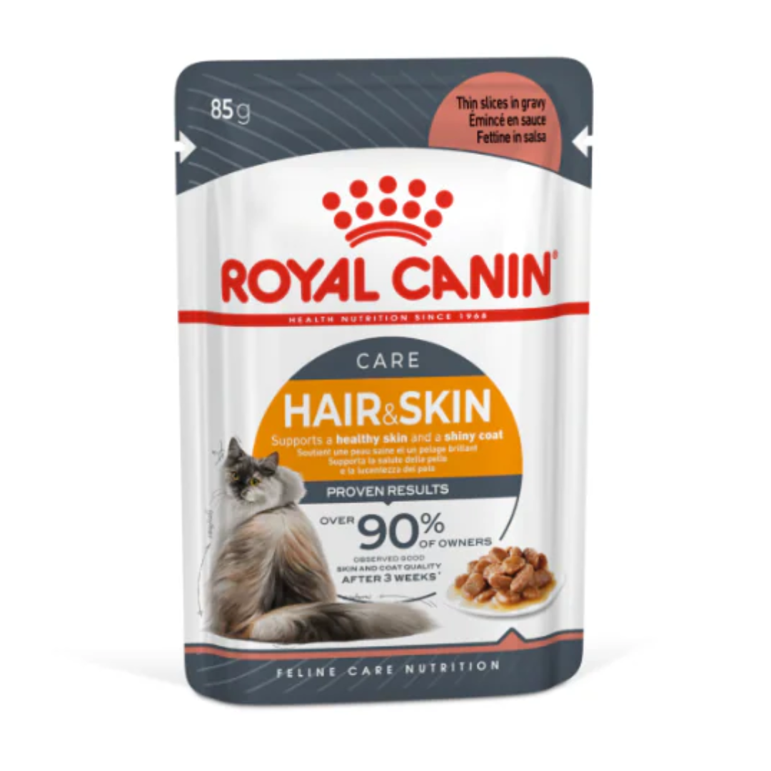 Royal Canin Feline Care Nutrition Hair & Skin Gravy WET FOOD