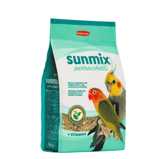 Padovan Sunmix Parakeet Food – 750g Balanced Daily Mix