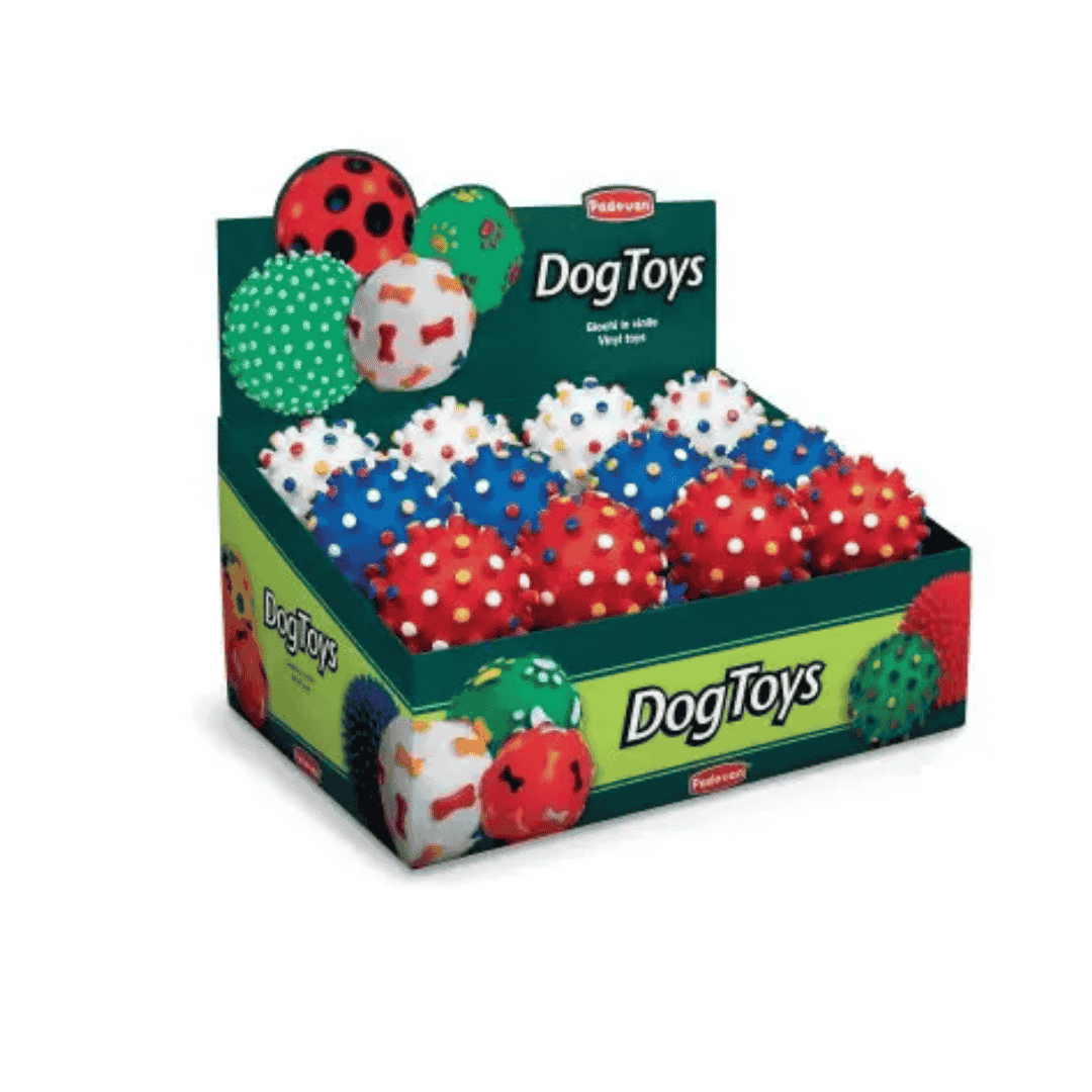 Padovan Thick Point Ball Dog Toy Ø11cm – Size L Durable Chew