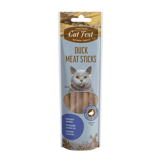 Cat Fest Duck Meat Sticks for Cats – 45g High-Protein Snack
