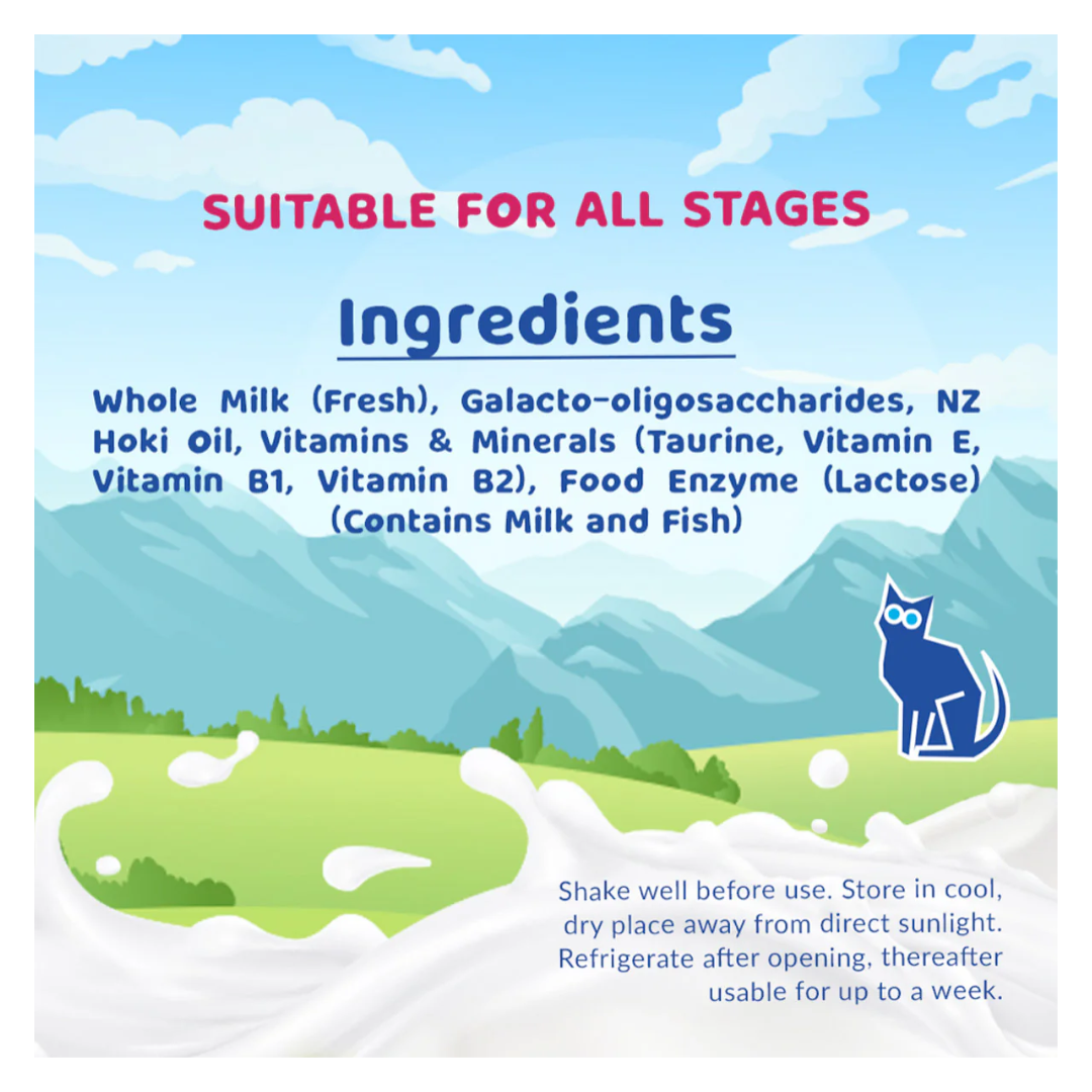 Zeal Cat Milk ‚255ml Lactose-Free Feline Nutritional Care