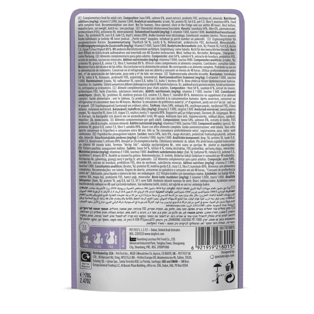 Cat Fest Salmon Mousse for Kittens Soft Wet Cat Food