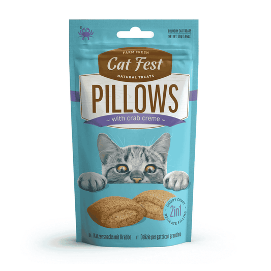 Cat Fest Pillows with Crab Cream – 30g Gourmet Cat Treats