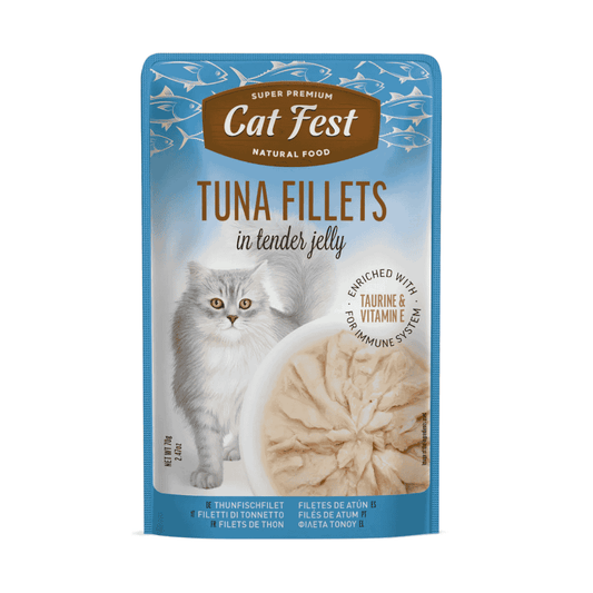 Cat Fest Tuna Fillets In Tender Jelly For Cats